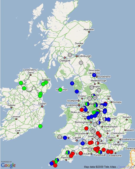 Folk Play Distribution Map: George's Introductory Line