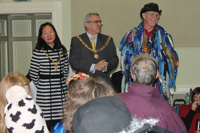Reception: Mayor and Mayoress with Steve Rowley