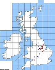 Folk Play Scripts Explorer example distribution map